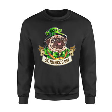 Personalized St. Patrick Gift Idea - Funny Mr. Bulldog - Standard Crew Neck Sweatshirt